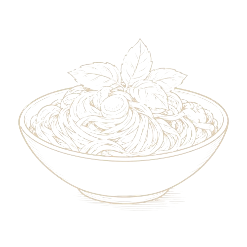 Pasta Bowl Illustration