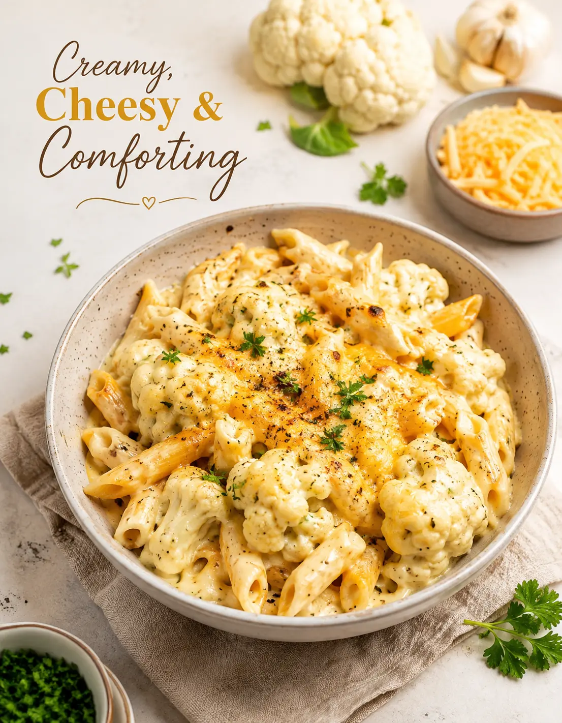 Cauliflower Cheese Pasta
