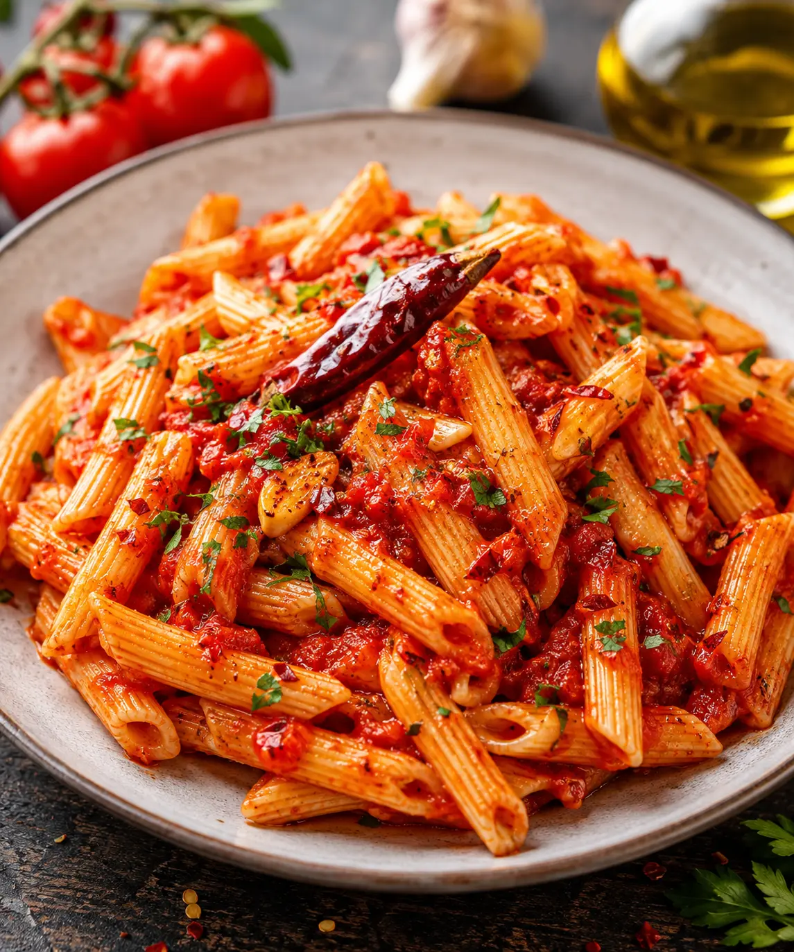 Freshly Prepared Penne all’Arrabbiata