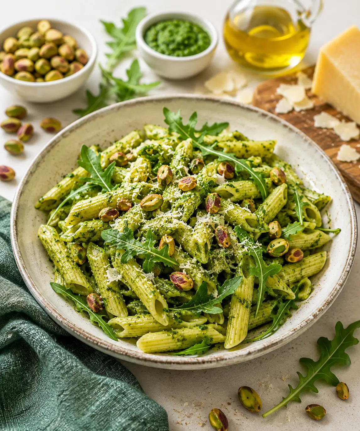 Rocket & Pistachio Pesto Pasta